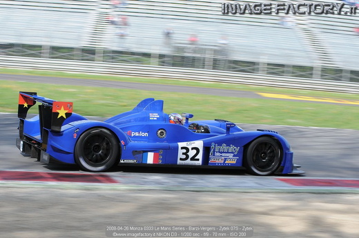 2008-04-26 Monza 0333 Le Mans Series - Barzi-Vergers - Zytek 07S - Zytek